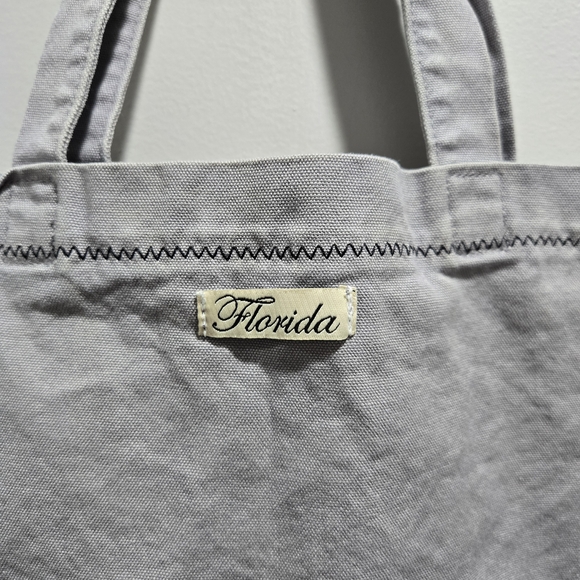 Disney Tinker Bell Gray Reusable Tote Bag - Picture 7 of 11